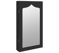 Mirror Jewellery Cabinet Jewelry Armoire Mirror Wall Mounted Cabinet vidaXL