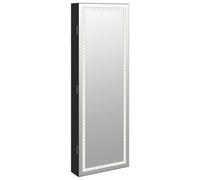 Mirror Jewellery Cabinet Mirror Armoire with LED Lights Wall Mounted vidaXL