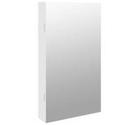 Mirror Jewellery Cabinet Mirror Armoire with LED Lights Wall Mounted vidaXL