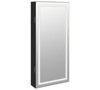 Mirror Jewellery Cabinet Mirror Armoire with LED Lights Wall Mounted vidaXL