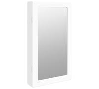 Mirror Jewellery Cabinet Mirror Armoire with LED Lights Wall Mounted vidaXL