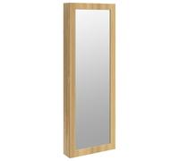 Mirror Jewellery Cabinet Mirror Armoire with LED Lights Wall Mounted vidaXL