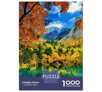 Mirror Lake 1000 Pc Premium Cardboard Wonderland Puzzle for Adults Logic Skill Office Break Relaxation Wall Art Anniversary 52x38cm/1000pcs