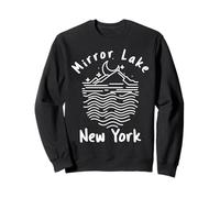 Mirror Lake Adirondack Mountains New York Sweatshirt