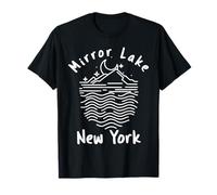 Mirror Lake Adirondack Mountains New York T-Shirt