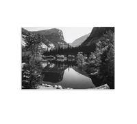 Mirror Lake, Morning, Yosemite National Park by Ansel Wall Art Adams Prints Posters Canvas Wall Art Oil Paintings Deco Unframed 12x18inch
