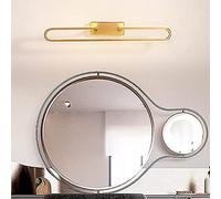 Mirror Light Led Vintage Retro Bathroom Cabinet Light Brass Vanity Mirror Lights Bath Wall Lamp Waterproof Makeup Light for Mirror Dressing Table