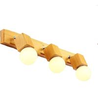 Mirror Light Solid Wall Lamp with 3*E27 Bulbs, Compatible for Bathroom, Bedroom, Cabinet, Table, Dressing, Bath Decor Wall Lamp by Chaner