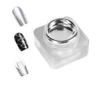 Mirror Metal Gel Polish, Uv Led Nails Art Gel, Nail Polish, Chrome Finish Paint, Smooth Mirror Effect Formula, 8ml, for Manicure Decoration Home Salon Nail Design Creativity