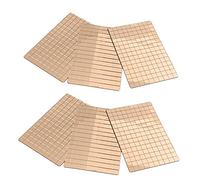 Mirror Mosaic Tile (Rose Gold, 10x10mm x6sheets) Self-Adhesive Real Glass Mirror Tile Craft 850+pcs