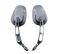 Mirror Motorcycle Black Rearview Rear View Mirrors Glass Side Mirror Right Left For 883 1200 48