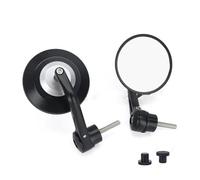 mirror motorcycle rearview For KAWASAKI Z900RS For Cafe 2018-2024 Motorcycle Left Right Rearview Lens Glass Accessories Ｚ900rs Z900rs Handlebar End Mirror BLACK(SILVER)