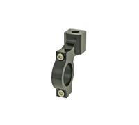 mirror mounting clamp aluminum M8 right-hand thread for 22mm handlebars - black