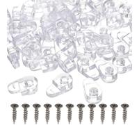 Mirror Mounting Clips Abs Iron for Walls and Doors