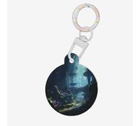 Mirror of Wonder Dog Tags Round Pet Tag,Acrylic Pet ID Tags Durable and Stylish,Perfect for Small to Large Pets