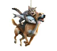 Mirror Ornaments Acrylic 2D Real Animals Crafts 3D Car Hanging Objects Unique Shape Charms Elaborate Expressive Accessories Presence Objects That Stand Out Around The