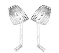 Highsider Wave 1108680005 Rearview Mirrors Set Silver unisex