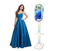 Mirror Photo Booth, DSLR Photo Booth with 15.6'' Touch Screen + Mini Pc, Selfie Camera Photo booth with APP/Remote Control, RGB Ring Light for Wedding, Parties