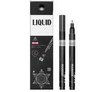 Mirror Plated Mark Pen Gold Silver Permanent Reflection Highlight Paint Metal Model Pen Pen Coloring Plating Glass