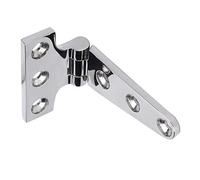 Mirror Polished 316 Stainless Steel T Hinge, Corrosion Resistance Ship Accessory Hinge for Garden Gates, Marine Boats, 10x5.4cm T Hinge Ideal for Yacht Doors, 1 X T Hinge