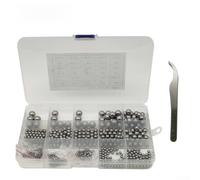 Mirror Polished Stainless Ball Set 2-10mm 600pcs Kit