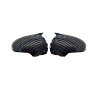 Mirror Protector Shell Car Rearview Mirror Cover Caps For Toyota For Mark X For Reiz 2010-2017 Side Door Housing Wing Shell Turn Signal Light Exteriors Part(Twill look)