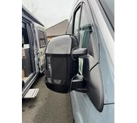 Mirror Protectors Guards Covers Motorhome 2025 to 2026 Ducato Boxer Relay Short Arm Pair Black