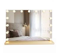 Mirror Rea Hollywood Led Gold 14X80X62Cm