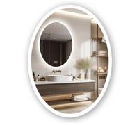 Mirror Rea Led Wwa 60X80Cm Chrome 2X60X80Cm