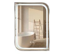 Mirror Rea Zone 80X60 Led Brush Nickel 2,5X60X80Cm