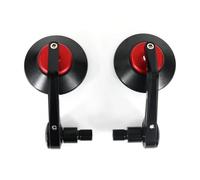 mirror rearview motorcycle Rearview Side Mirror Handle Bar End Mirrors For Yamaha XSR900/700 For Tmax500/530 FZR600 YZF1000 MT07 MT09 MT10 FZ1 FZ6(Red)