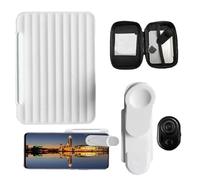 Mirror Reflection for Phone Camera | Camera Reflector Selfie Mirror | Strong Adhesive Mobile Phone Supplies for Travel, Camping, Other Outdoor Activities