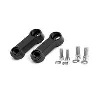 Mirror Risers For MT01 For MT03 For MT07 For MT09 Motorcycle Rearview Mirrors Extension Riser Extend Adapter Front Transfer Base Widening Bracket(Black)