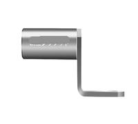 Mirror Risers Motorcycle Rearview Mirror Mount Extender Bracket Clamp Bar Extension Handlebar Holder(GRAY)