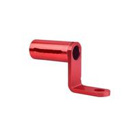 Mirror Risers Motorcycle Rearview Mirror Mount Extender Bracket Holder Handlebar Adapter Mobile Support Stand(Red)