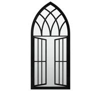 (sand, 100 x 45 cm) vidaXL Mirror Sand Iron for Indoor Use Wall Mirror Black/Sand 100x45/70x30 cm