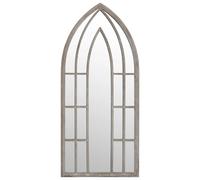 Mirror Sand Iron for Indoor Use Wall Mirror Black/Sand 100x45/70x30 cm vidaXL