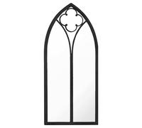 Mirror Sand Iron for Indoor Use Wall Mirror Black/Sand 100x45/70x30 cm vidaXL