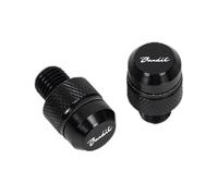 Mirror Screw For GSF 250 400 650 600 S N 1250 BANDIT Accessories Motorcycle CNC Mirror Hole Plugs Screws Bolts Cover Caps(Black)