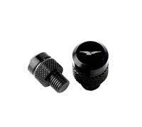 Mirror Screw For Guzzi V100 Mandello V7 Stone V8S TT Bobber Breva 850 1100 1200 Motorcycle Aluminum Mirror Hole Plug Screw Bolt(Black)