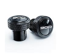 Mirror Screw For Z900 Z650 Z400 Z500 Z750 Z1000 Z800 Z250 Z 900 650 400 500 750 Motorcycle M10*1.25 Mirror Hole Plugs Bolts Screws(Black-900)