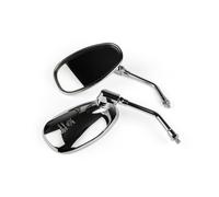 Mirror set STR8 oval chrome-plated M8 right-hand thread (x2)