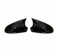 Mirror Shell 1 Pair Car Exterior Mirror Housing For Opel For Astra J MK6 SXI SRI GTC SE 2010-2013 Side Wing Rear View Cap Cover Shell Exteriors(Gloss Black)
