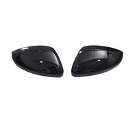 Mirror Side Cover Cap For Citroen For C3 2016-2020 Left/Right Side Wing Mirror Cap Car Accessories Replacement Rearview Cover Housing(Black Pair)