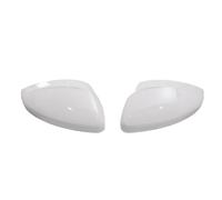Mirror Side Cover Cap For Citroen For C3 2016-2020 Left/Right Side Wing Mirror Cap Car Accessories Replacement Rearview Cover Housing(White Pair)