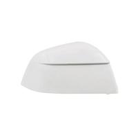 Mirror Side Cover Cap For Tesla For Model Y 2019-2026 For Juniper Side External Rearview Mirror Carbon Pattern Cover Lower Caps Bottom Shell(MY Pearl White Left)
