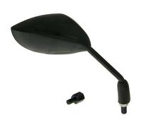 mirror Sport right, M8 / M10 left- / right-hand thread (adapters), oval black -