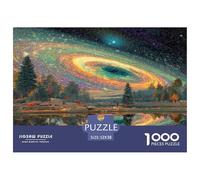 Mirror Star Vortex Jigsaw Puzzles for Adults Gifts 1000 Piece Educational Games Home Decors Lakeside Shadow Jigsaw Puzzle for Adults And Kids Age 12 And Up 52x38cm/1000pcs