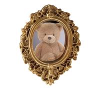 Mirror Vintage - Retro Small Aesthetic Rustic Resin | Vintage Mirror Mini Doll House Accessories - for Doll House Home Living Room Nursery Dorm Office Hotel Birthday Party Women Girls