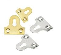 Mirror Wall Hanging Bracket Plate Flat Picture Glass Frame Wall Fixing. (Brass - M0246, 1)